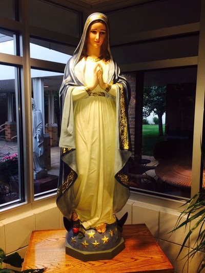 Stunning Reproduction Antique Virgin Mary Statues For sale - FYNDERS ...